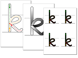 losse letters met routeanalysis