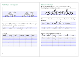 preview van 2 pagina's uit het werkboekje Letters en verbindingen 3: verbindingen met keerpunten en gebogen verbindingen